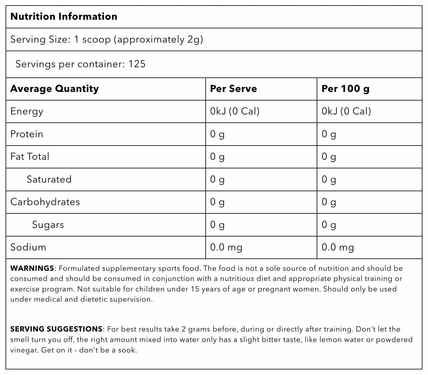 Acetyl L-Carnitine - ATP Science - NP